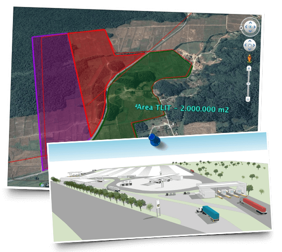 vista aérea Itapoá